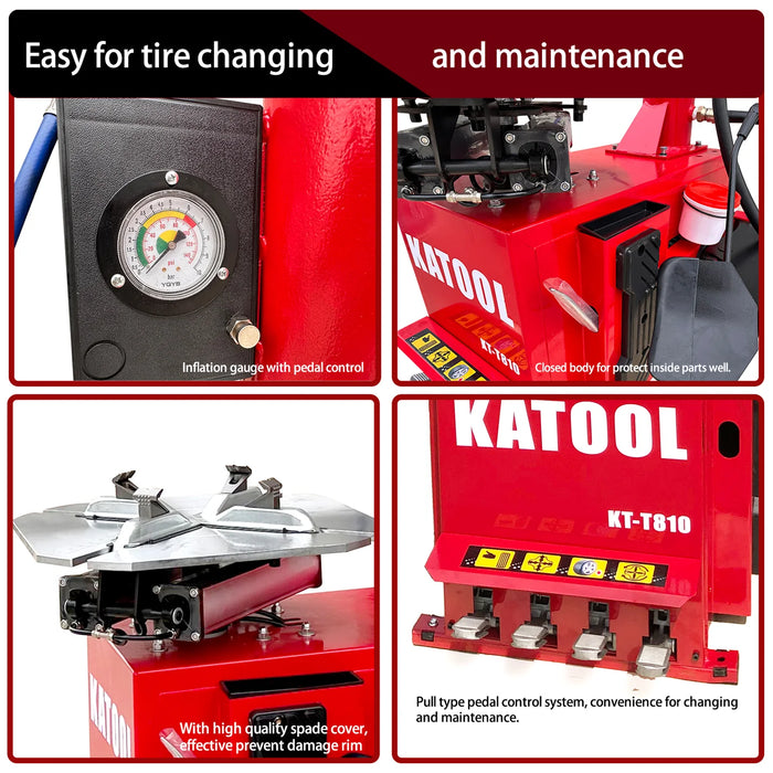 Katool | KT-T810 Wheel Clamp Tire Changer Machine