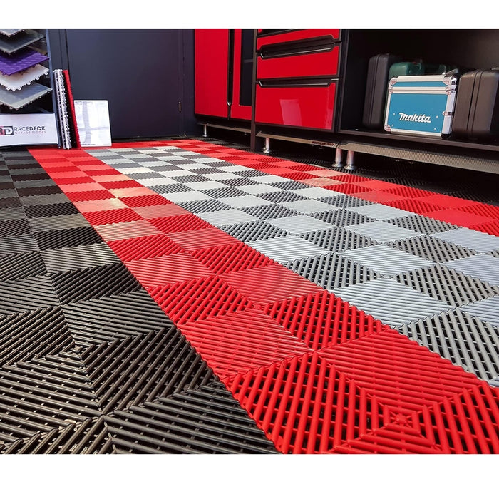 RaceDeck | Free Flow 12" x 12" - Box of 48 Tiles