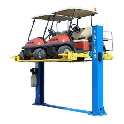 Atlas 9KBPX 9,000 lb Baseplate 2 Post Lift w/ LMA Combo Two LMA