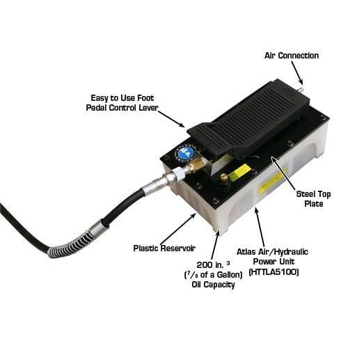 Atlas HI-RISE 1500 Motorcycle/ATV Lift with control pedal