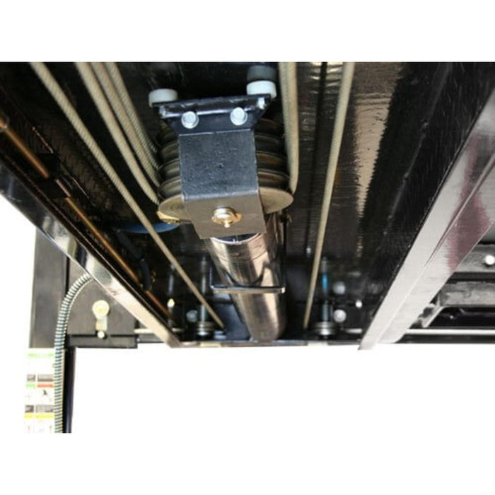 Atlas Garage PRO8000EXT 8,000 lb Extra Tall 4-Post Lift underside view