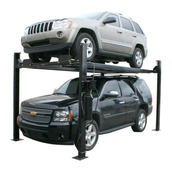 Atlas Garage PRO9000 9,000 lb 4-Post Lift with cars