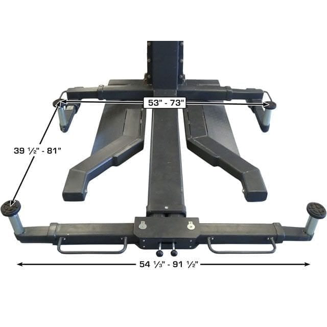 Atlas PSP-6000 6,000 lb Portable Single Post Lift specifications