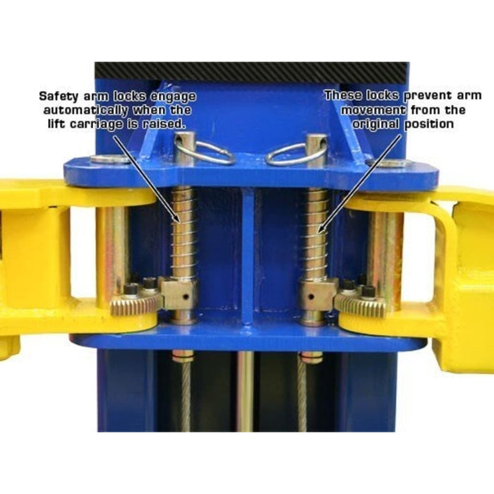 Atlas PV15PX 15,000 lb Overhead 2-Post Lift with safety arm locks