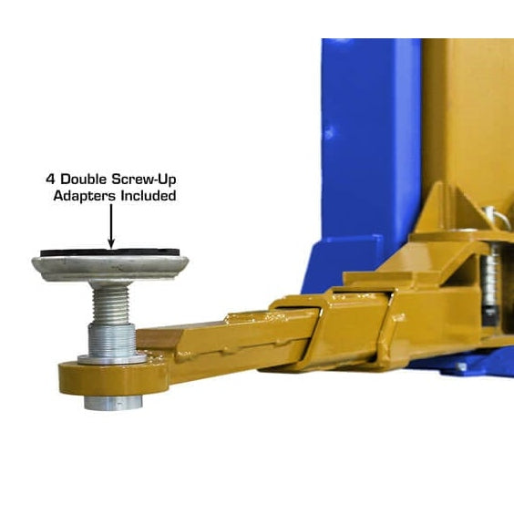 Atlas Platinum PVL9BP ALI Certified 9,000 lb Baseplate 2 Post Lift with adapter