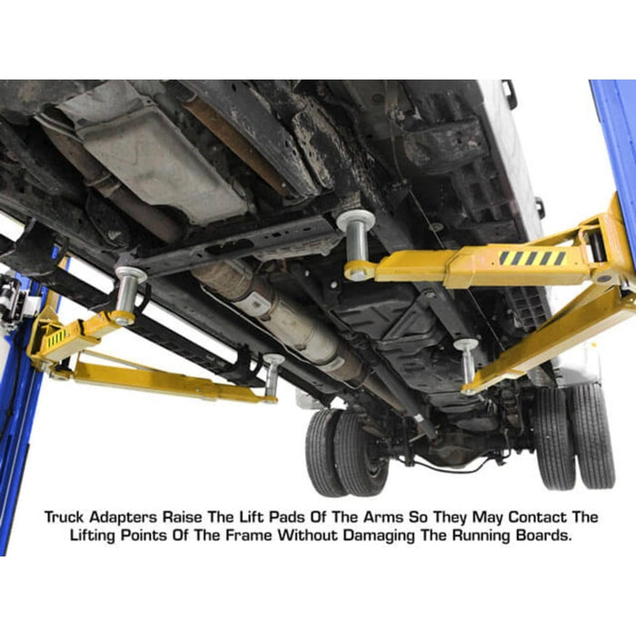 Atlas Platinum PVL10 ALI Certified 10,000 lb Overhead 2 Post Lift in underside view