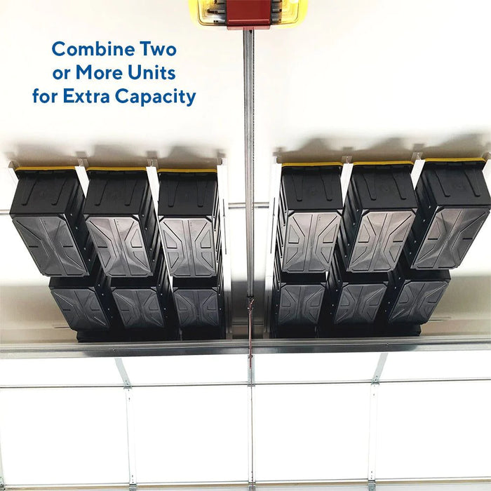 E-Z Storage | Tote Slide Pro — Overhead Garage Storage System