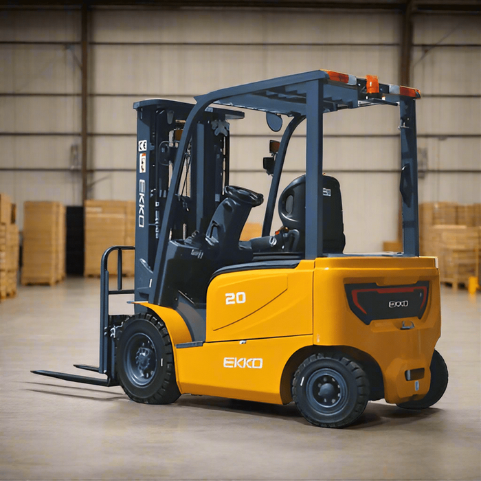EKKO EK20GS 4 Wheel Electric Forklift, 4500 lbs Cap., 189" Lift Ht-