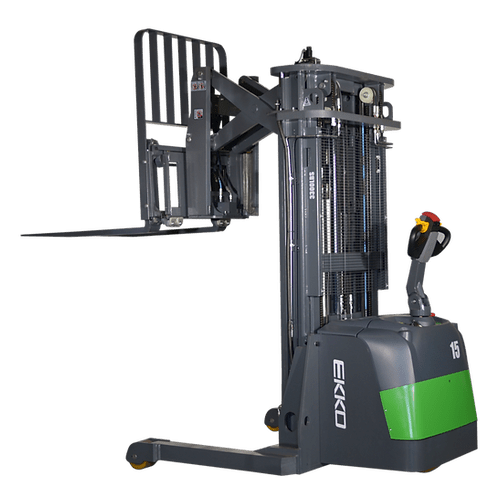 EKKO ER15-138Li 3300 lb Lithium Walkie Reach Truck elevated