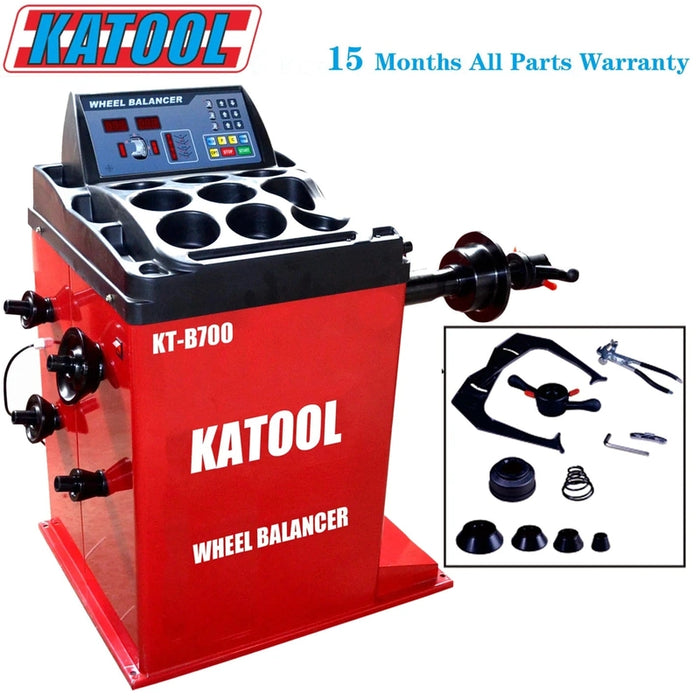 Katool KT-T900 & KT-B700 Tire Changer & Wheel Balancer Combo with Attachments
