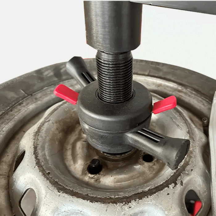 Katool KT-2002 Multi Manual Tire Changer Machine with Tire Mounted