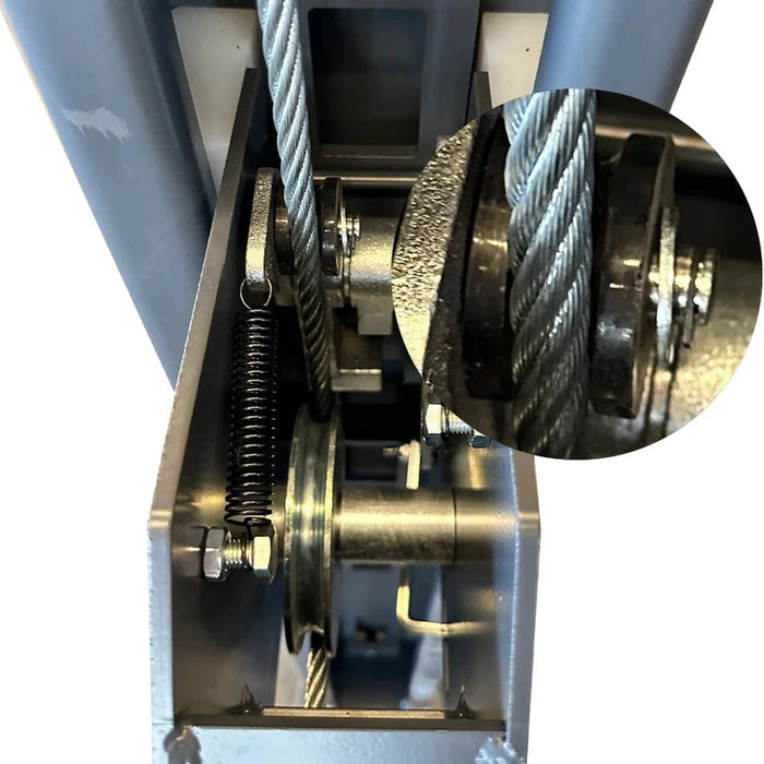 Katool KT-4H850 8,500lbs Heavy Duty 4 Post lift Steel Ropes