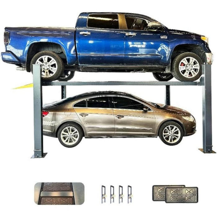 Katool KT-4H850 8,500lbs Heavy Duty 4 Post lift with 2 cars