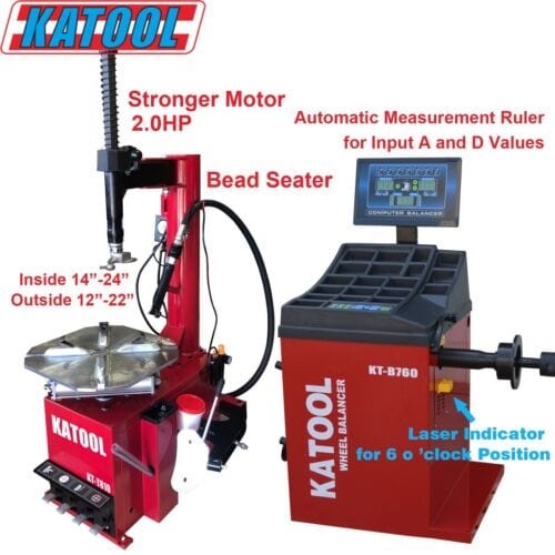 Katool Tire Changer KT810 & Wheel Balancer KT-B760 Combo Product Features