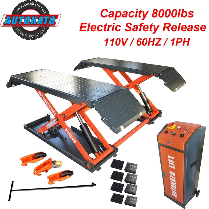 Katool KT-X85-ELECTRIC Mid Rise Scissor Lift Capacity
