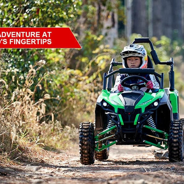 MotoTec Raider Kids UTV 48v 1200w Full Suspension | My Garage Supplies