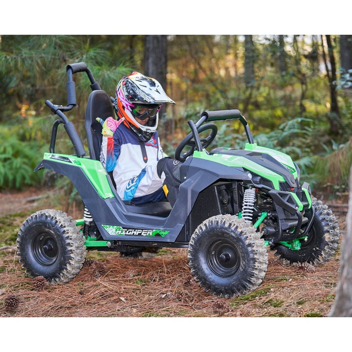 MotoTec Raider Kids UTV 48v 1200w Full Suspension | My Garage Supplies