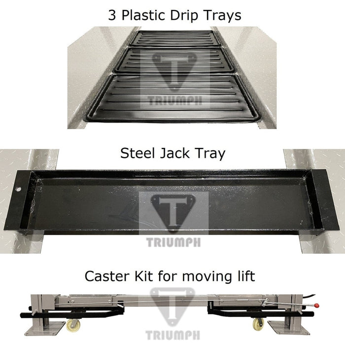 Triumph NSS-8SQ 8,000 lb. Shorter Length 4 Post Lift accessories
