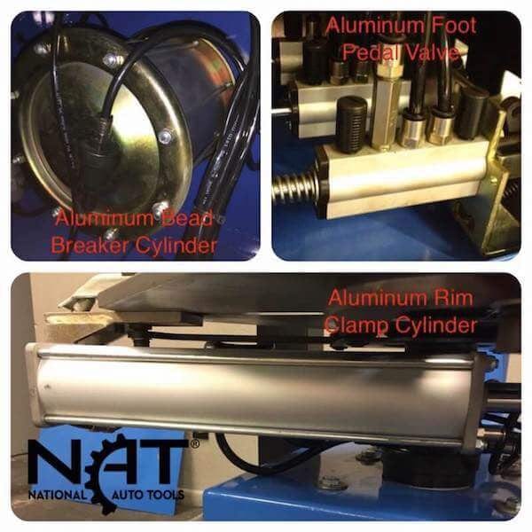 Triumph | NTC-950 Tire Changer aluminum cylinders