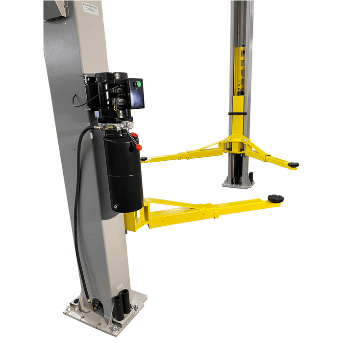 Triumph | NTO-10A 10,000 lb Two Post Auto Lift rear view