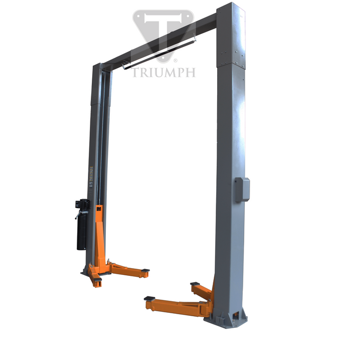 Triumph | NTO-15 15,000 lb Two Post Auto Lift Side View
