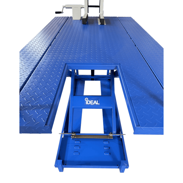 Tuxedo M-1500C-HR 1,500 lb High Rise Motorcycle Lift Bench with 88-1/2"L X 50"W Platform W/ Side Extensions