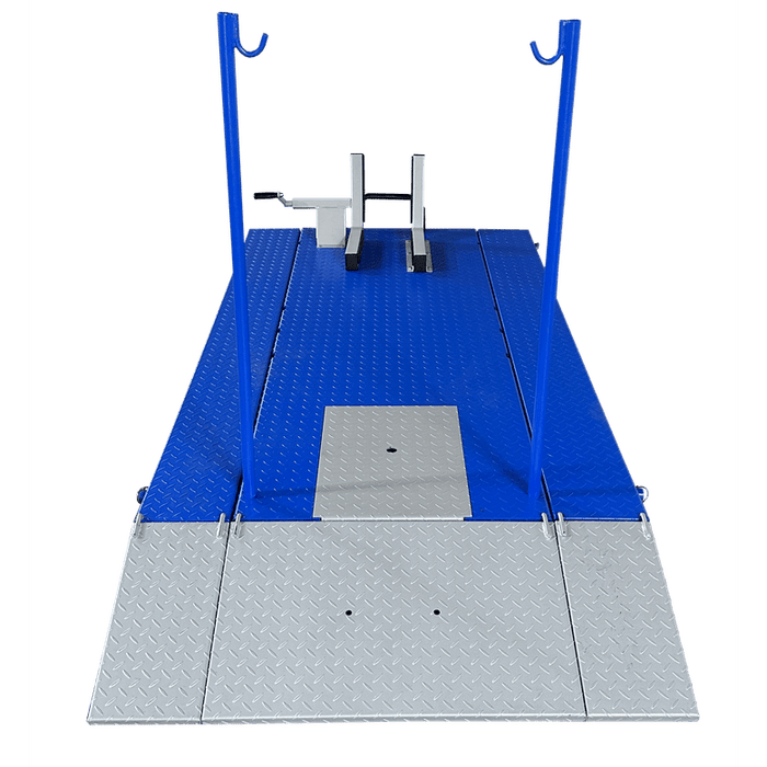 Tuxedo M-1500C-HR 1,500 lb High Rise Motorcycle Lift Bench in top view