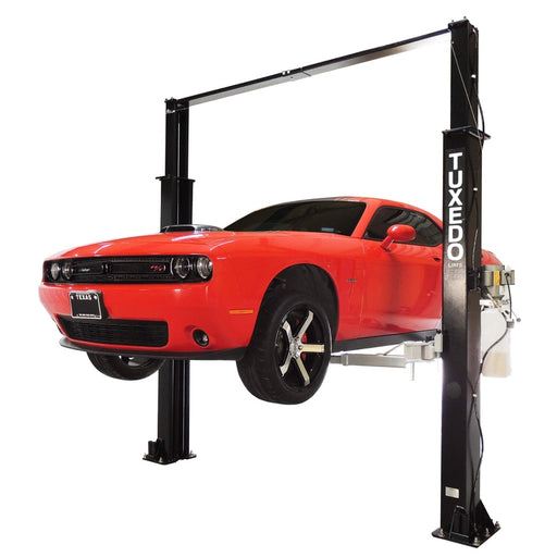 Tuxedo TP9KAC-TUX 9,000 lb Two Post Clear Floor - with car
