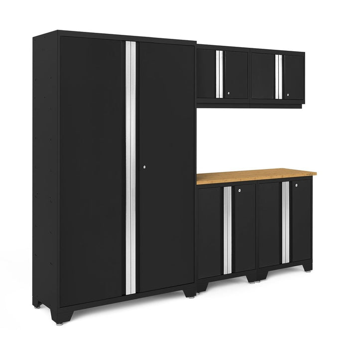 NewAge | Bold Series 6 Piece Cabinet Set With Base, Wall Cabinets and 48 in. RTA Locker