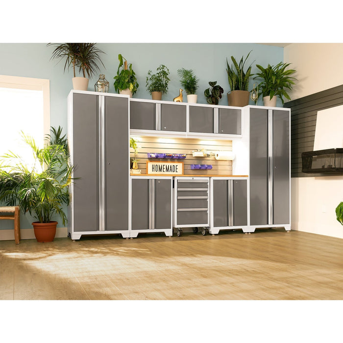 NewAge | Bold Series 6 Piece Cabinet Set With Base, Wall Cabinets and 48 in. RTA Locker