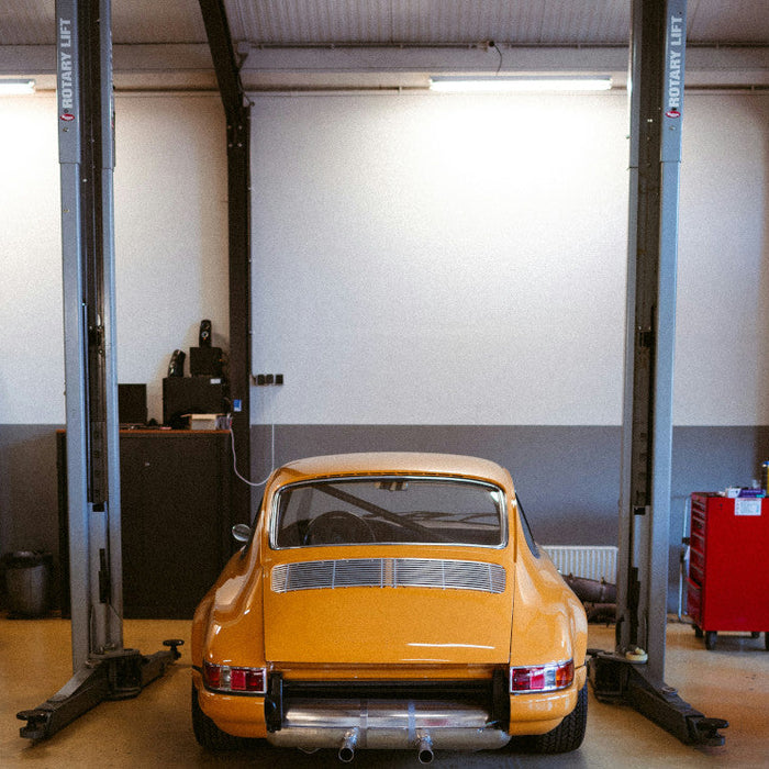 how to position a car on a 2 post lift