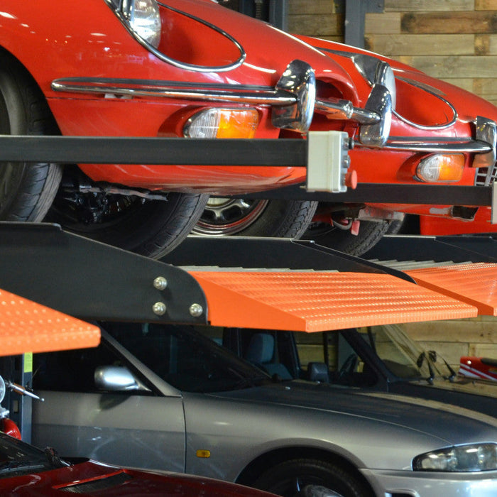 how wide is a two post car lift