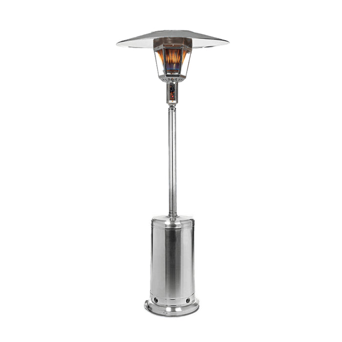 RADtec | 96" Real Flame Propane Patio Heater - Stainless Steel Finish (40,000 BTU)