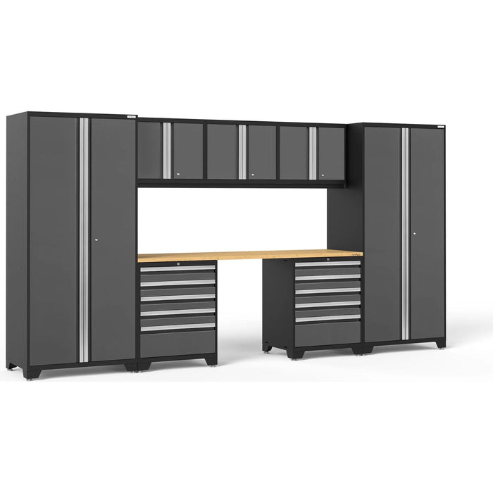 NewAge Pro 3.0 Series 8-Piece Garage Cabinet Set With 2X 5-Drawer Tool Cabinets