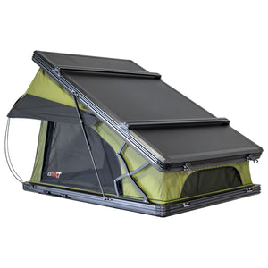 23Zero Kabari XL Wedge Hardshell Rooftop Tent in Left Rear View