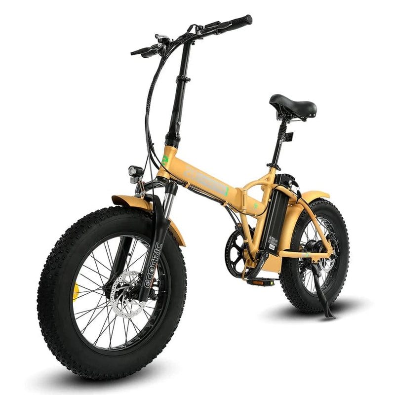 e bike display 48v Ecotric 500W 20" Fat 2020 48V Portable and Folding Electric Bike