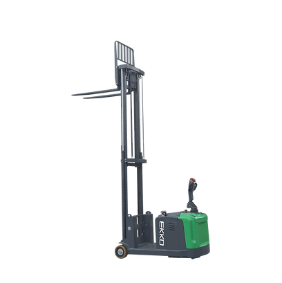 EKKO EK14S-130LI Lithium Counterbalanced Walkie Stacker SIDE-SHIFTING