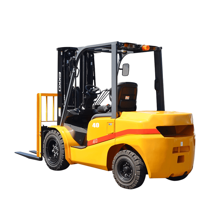 EKKO EK40D Forklift with solid pneumatic tires 8500 lbs., cap.