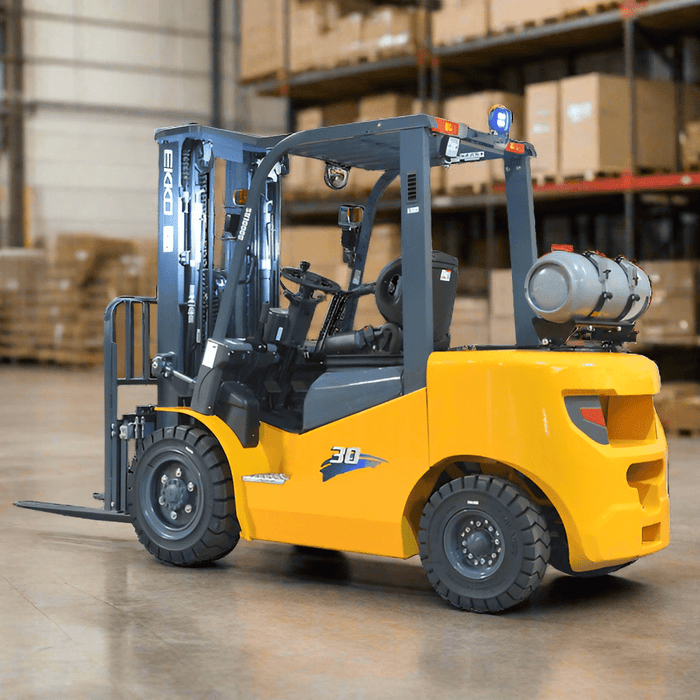 EKKO EK30LP Pneumatic Forklift (LPG) 6000 lbs cap, 189" Lift Height