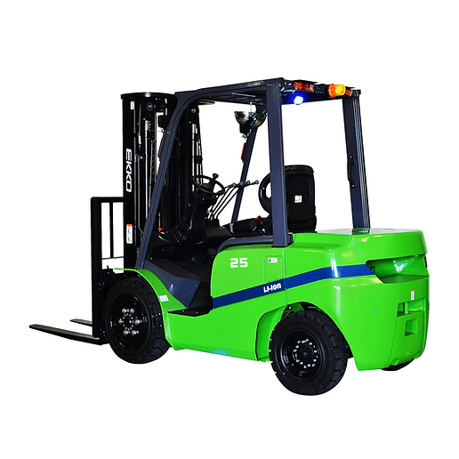 EKKO EK25GT-LI 4 Wheel Electric Forklift, 5000 lbs Cap., 185" Lift Ht