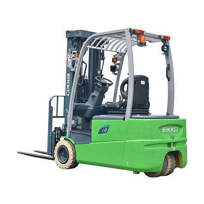 EKKO E18A-212LI 3 Wheel Lithium Forklift, 4000lb Cap., 212" Lift Ht.