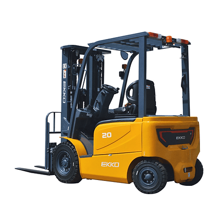 EKKO EK20GS 4 Wheel Electric Forklift, 4500 lbs Cap., 189" Lift Ht