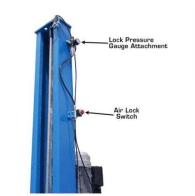 Atlas 414 14,000 LB 4-Post Lift + RJ8 Jacks Combo