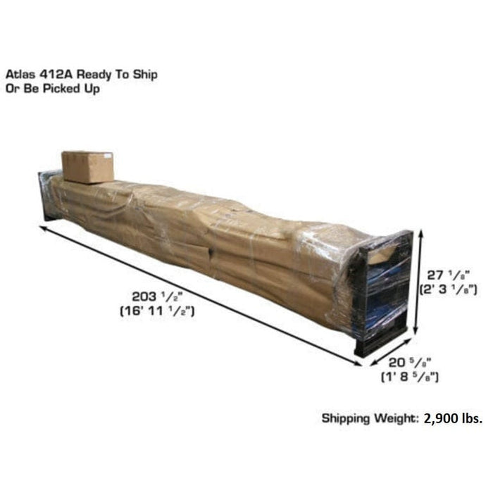 Atlas 412A Alignment 4 Post Lift + RJ6 Rolling Jacks Combo