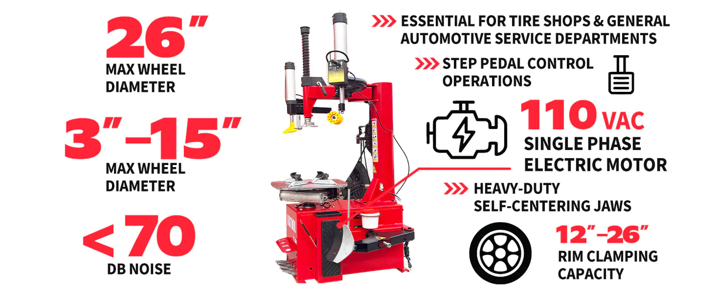 Katool KT-T830 Wheel Clamp Tire Changer Machine