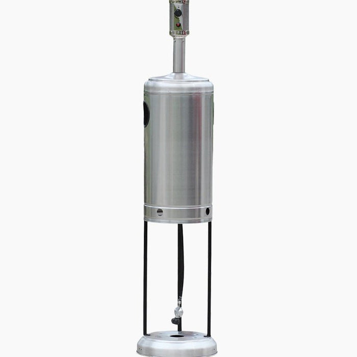 RADtec | 96" Real Flame Propane Patio Heater - Stainless Steel Finish (40,000 BTU)