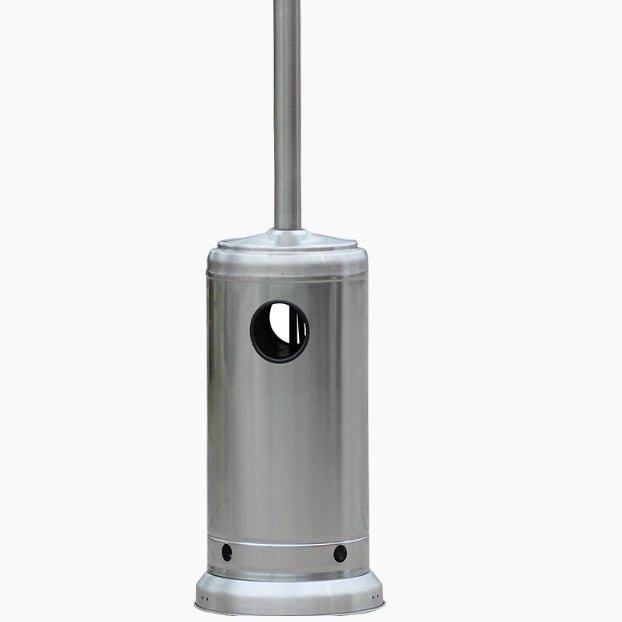 RADtec | 96" Real Flame Propane Patio Heater - Stainless Steel Finish (40,000 BTU)