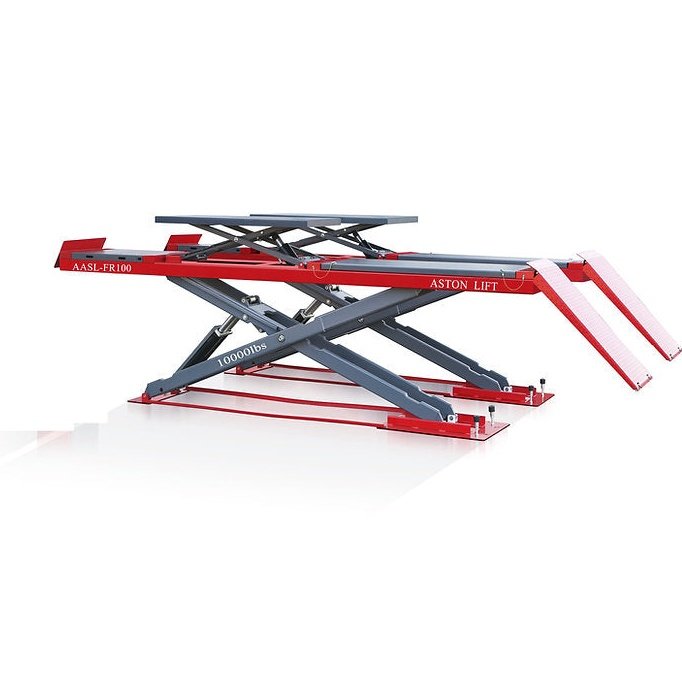 Aston Full-Rise Alignment Scissor Lift 10000 lbs. Double Scissors AASL-FR100J