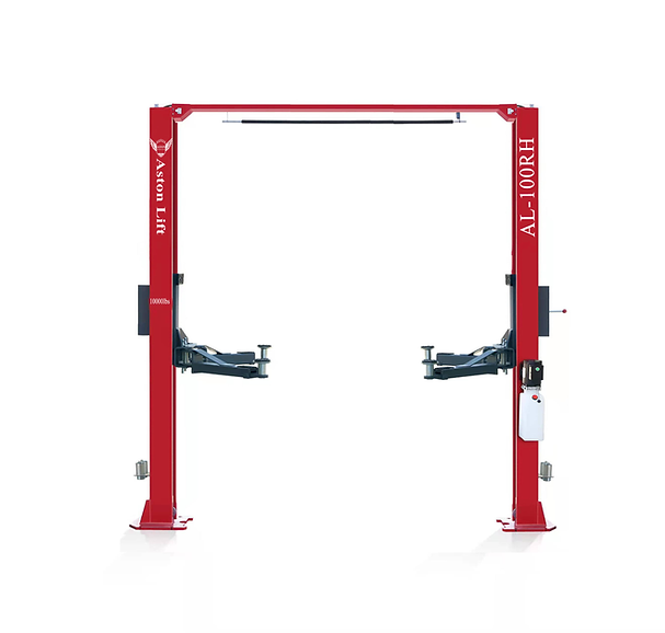 Aston 2-Post Car Lift 10000lbs. Symmetric Single Point Lock Release AL-100RH