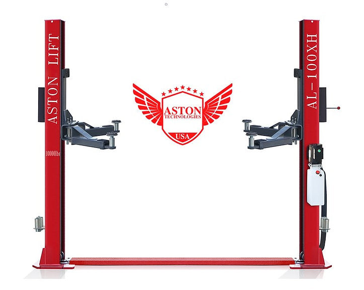 Aston 2-Post Car Lift 10000 lbs. Single Point Lock Release AL-100XH